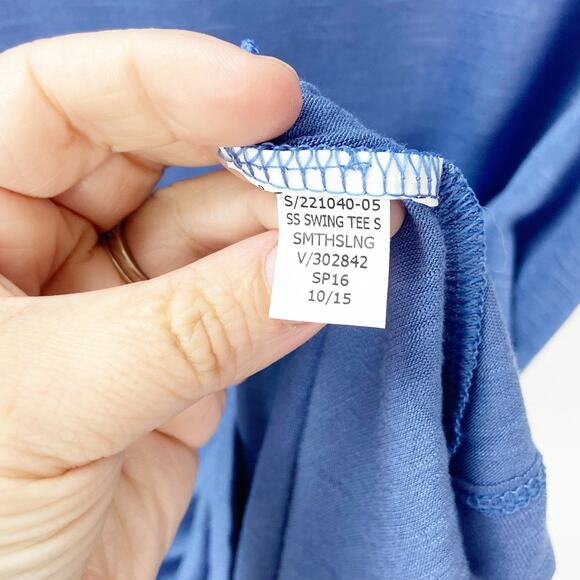 2/$30 2/$30 Old Navy Small Womens Blue Swing Tee Top - Picture 5 of 8